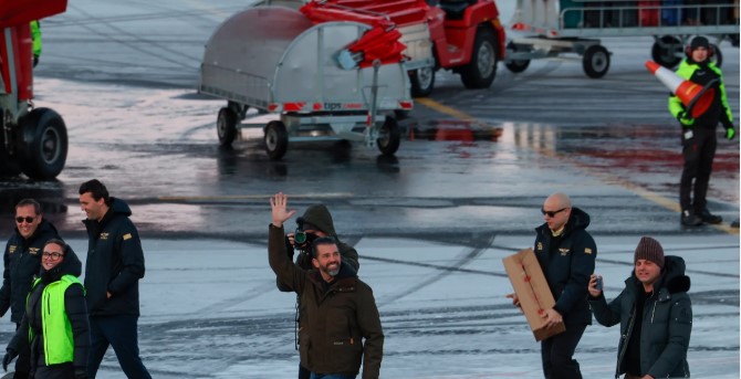 "Trump Jr. Arrives in Greenland Amid His Father’s Renewed Interest in Seizing the Island"