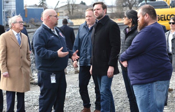 U.S VP VANCE VISITS EAST PALESTINE