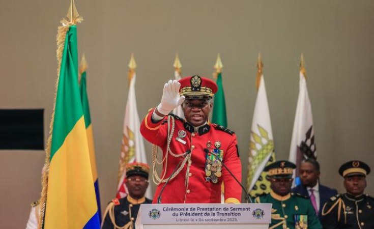 Gabon’s Interim Leader Brice Nguema Announces Candidacy for April Presidential Election