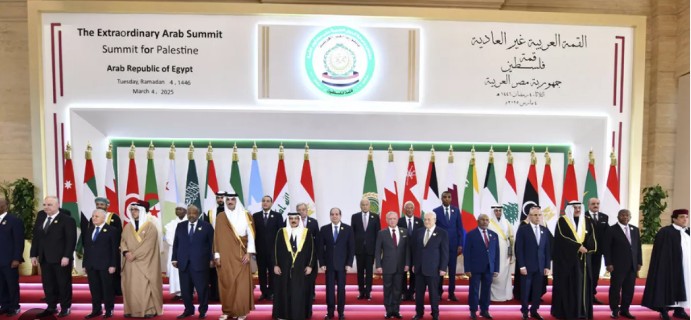 Arab Leaders Endorse Egypt's Postwar Plan for Gaza, Countering Trump's Proposal