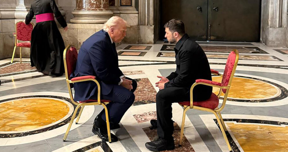 Trump and Zelenskyy Meet in Vatican to Discuss Peace Efforts
