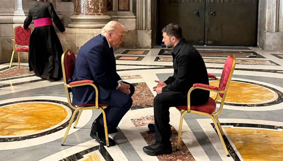Trump and Zelenskyy Meet in Vatican to Discuss Peace Efforts