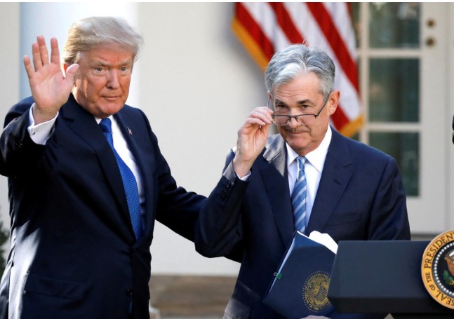 U.S. Markets Tumble as President Trump Clashes with Fed Chair Powell