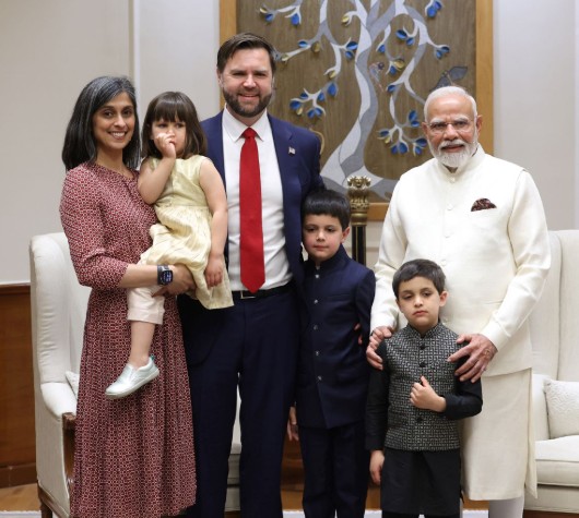 Modi Hosts U.S. Vice President J.D. Vance in Landmark Diplomatic Visit