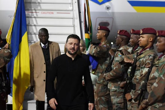 President Zelenskyy Arrives in South Africa for Official State Visit Amid Ongoing Peace Discussions