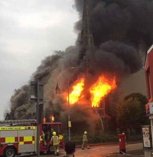 Church Fire in Wales Under Investigation; Two Suspects in Custody