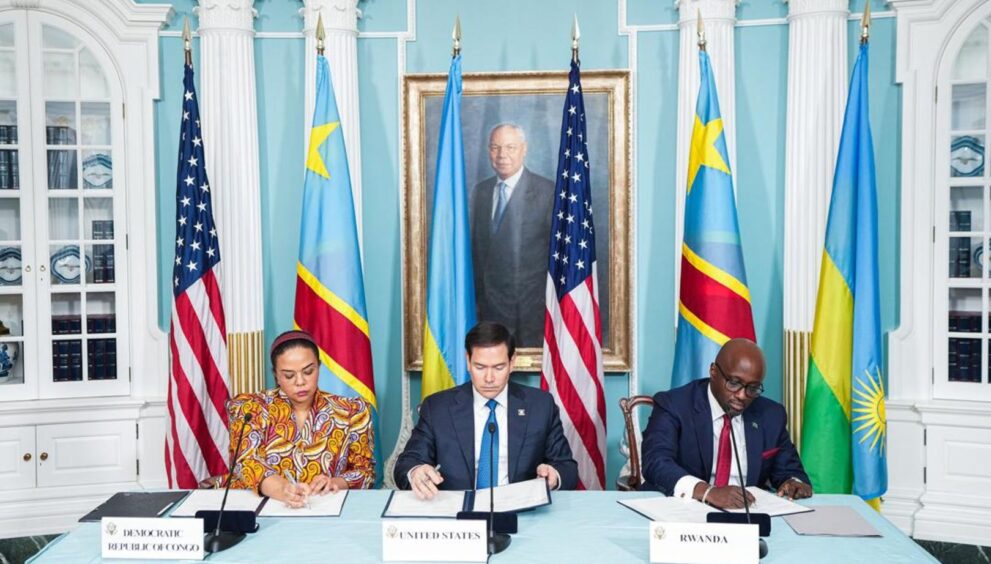 Congo and Rwanda Sign U.S.-Mediated Peace Deal,