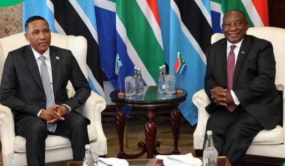 RSA-Botswana Relations Strengthened as Presidents Boko and Ramaphosa Meet in Pretoria