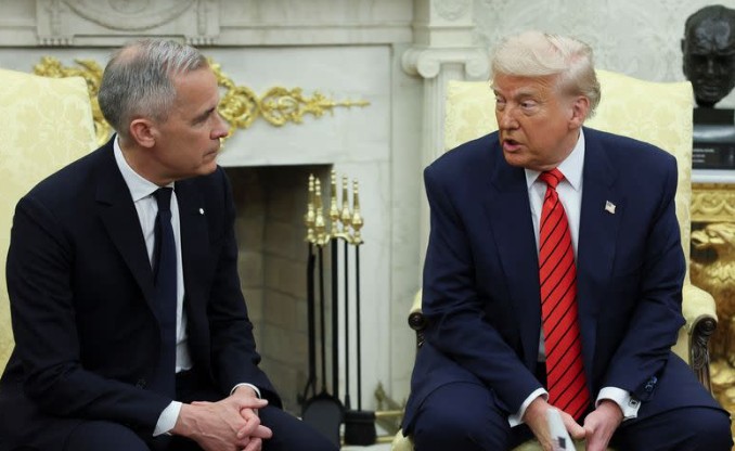 President Trump Hosts Canadian Prime Minister Mark Carney at White House