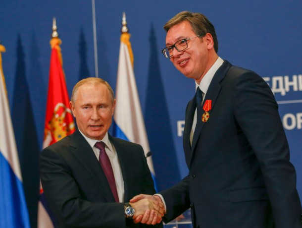 Pro-Putin European Leader Accuses West of Fueling Instability in Serbia