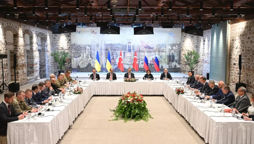 Russia and Ukraine Resume Second Round of Peace Talks in Turkey