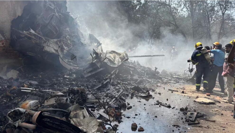 Air India Flight AI171 Crashes Near Ahmedabad Airport, Over 240 Aboard