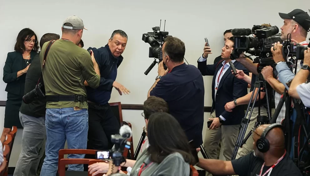 Senator Padilla Reportedly Detained During Heated Exchange at Press Conference