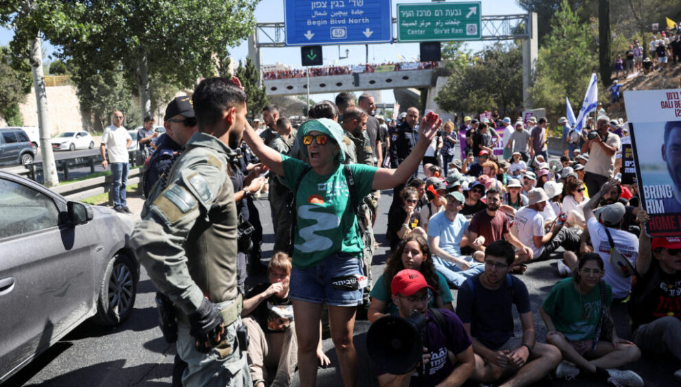 Nationwide Protests Erupt in Israel as Hostage Families Call for Strike