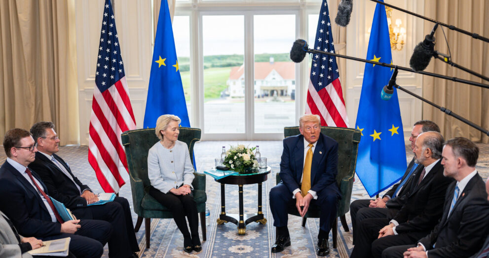 US and EU Agree to Cap Tariffs on European Cars, Medicines at 15%