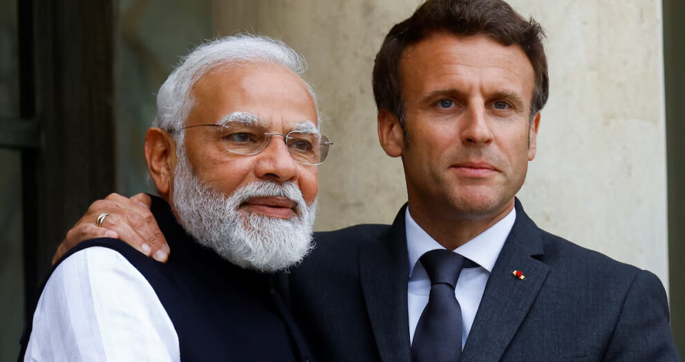 Macron, Modi Discuss Ukraine Conflict and Strengthening Strategic Ties