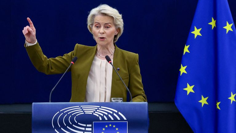EU Commission President Ursula von der Leyen Supports Trump’s Gaza Peace Plan