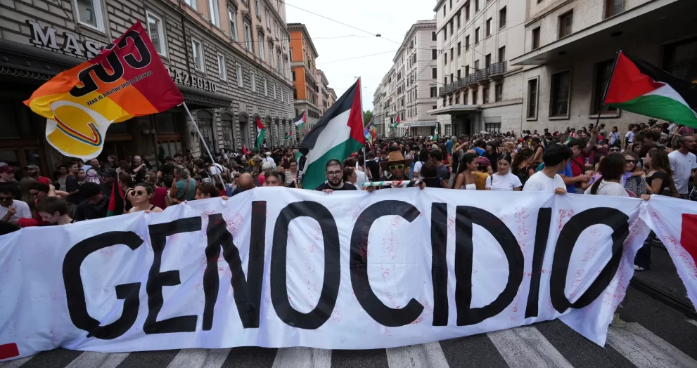 Pro-Palestinian Demonstrations Disrupt Cities and Ports Across Italy