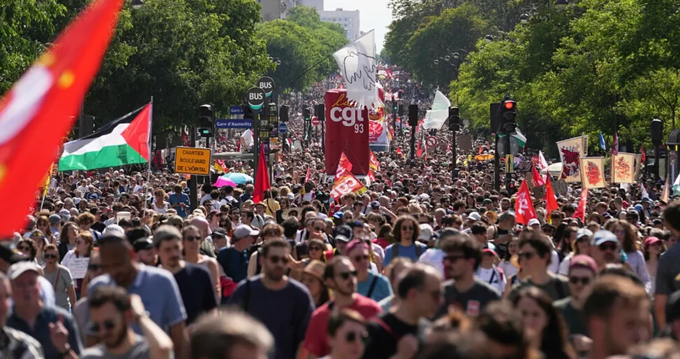 Mass Protests Erupt Across France Over Austerity Plans