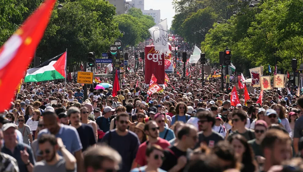 Mass Protests Erupt Across France Over Austerity Plans
