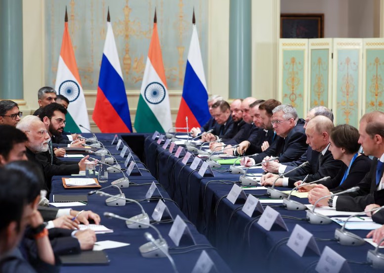 Modi Tells Putin India and Russia Stand Together “Even in Difficult Times