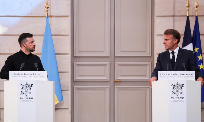 26 Nations Pledge Postwar Security Guarantees for Ukraine, Macron Announces