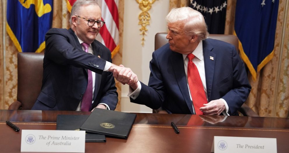 Trump and Albanese Sign Critical Minerals Pact Back AUKUS Submarine Deal