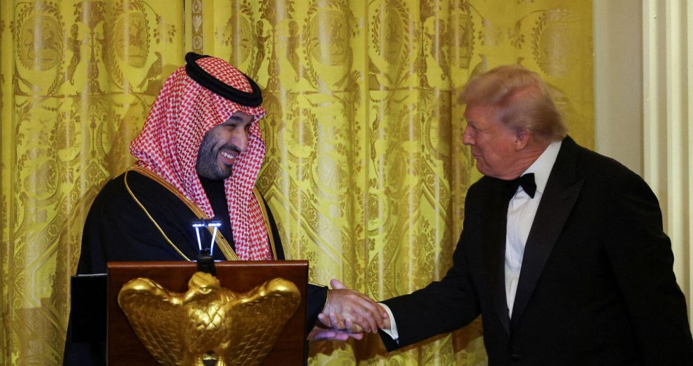 Saudi Crown Prince Meets with U.S. Lawmakers in Washington