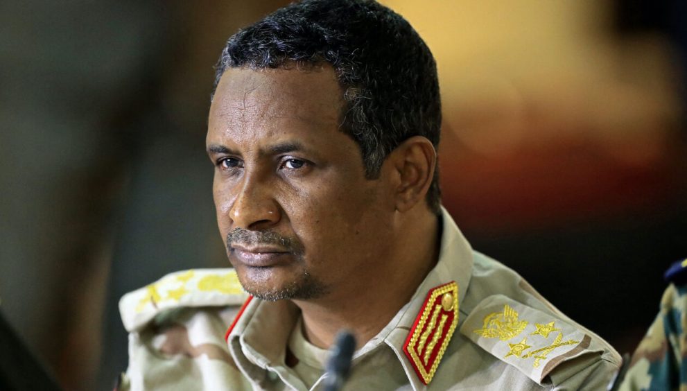 EU to Impose Sanctions on Sudan RSF Deputy Commander, Diplomats Say