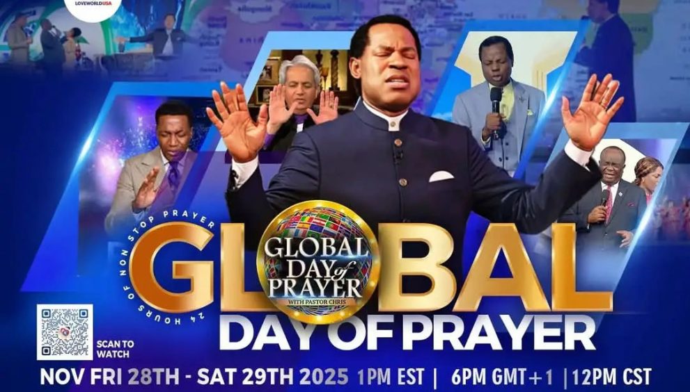 24 Hours Non-Stop , Global Day of Prayer with Pastor Chris