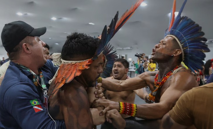 Indigenous Groups Clash with Security, Demand Urgent Climate Action