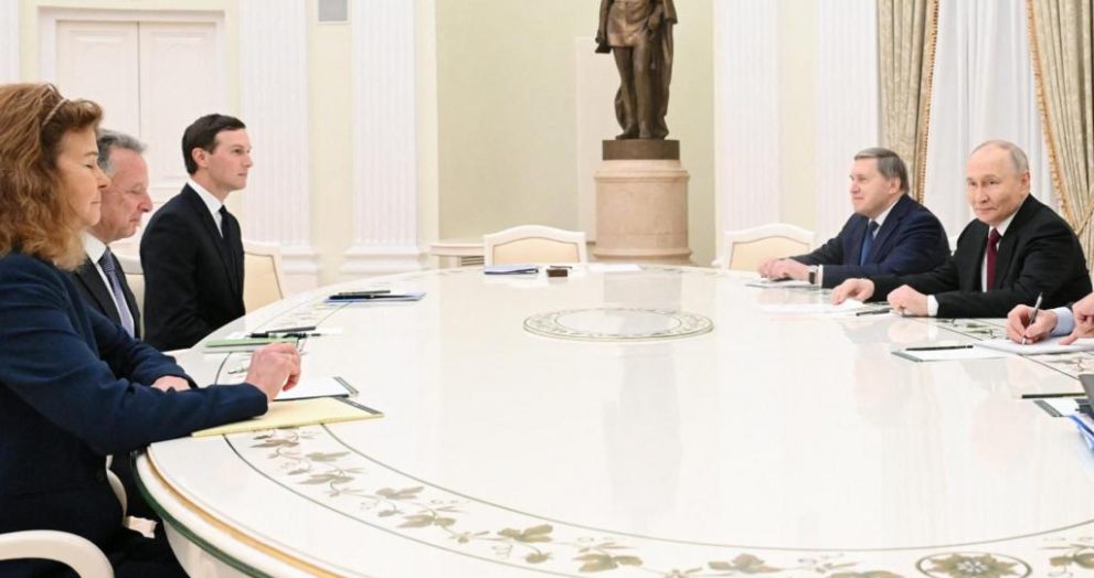 Putin Meets Witkoff and Kushner for Marathon Session on Ending Ukraine War