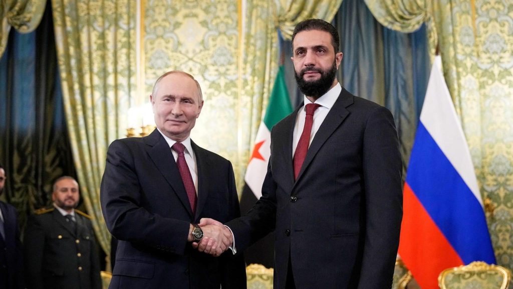 Syrian Officials Meet Putin to Discuss Defence and Cooperation