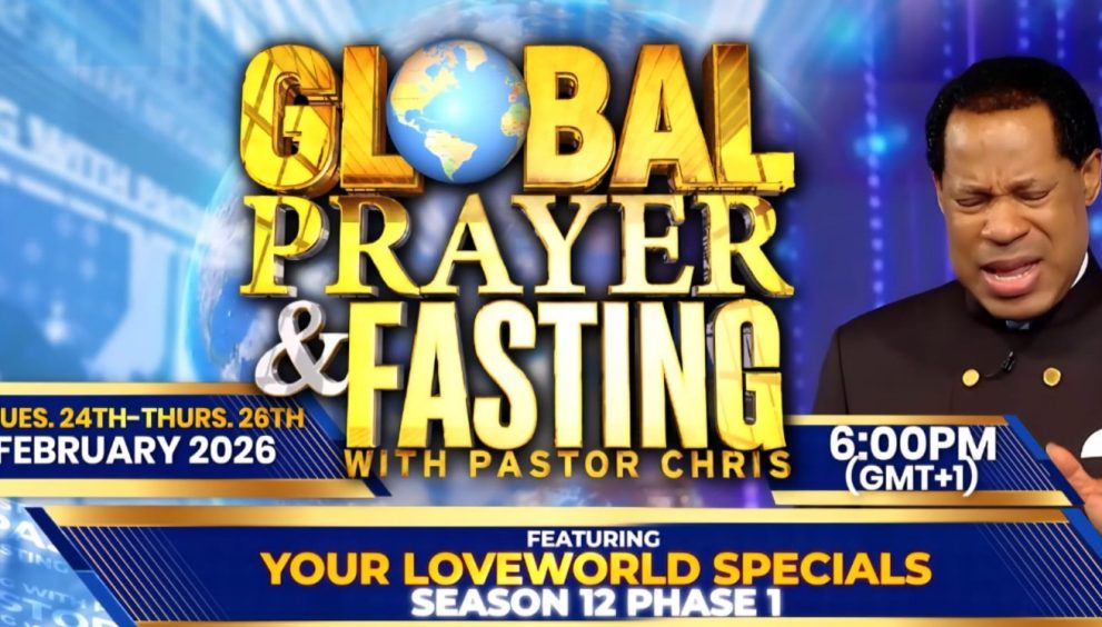 Global Prayer and Fasting with Pastor Chris, Pastor Chris Oyakhilome, Your LoveWorld Specials Season 12 Phase 1,