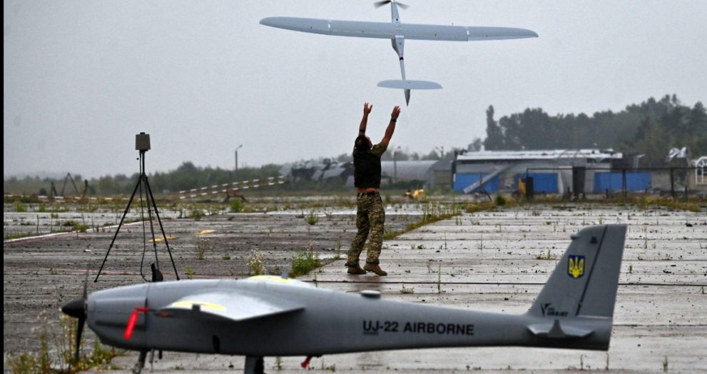 Ukrainian Drone Strike Reportedly Destroys Russian FSB Base in Donetsk