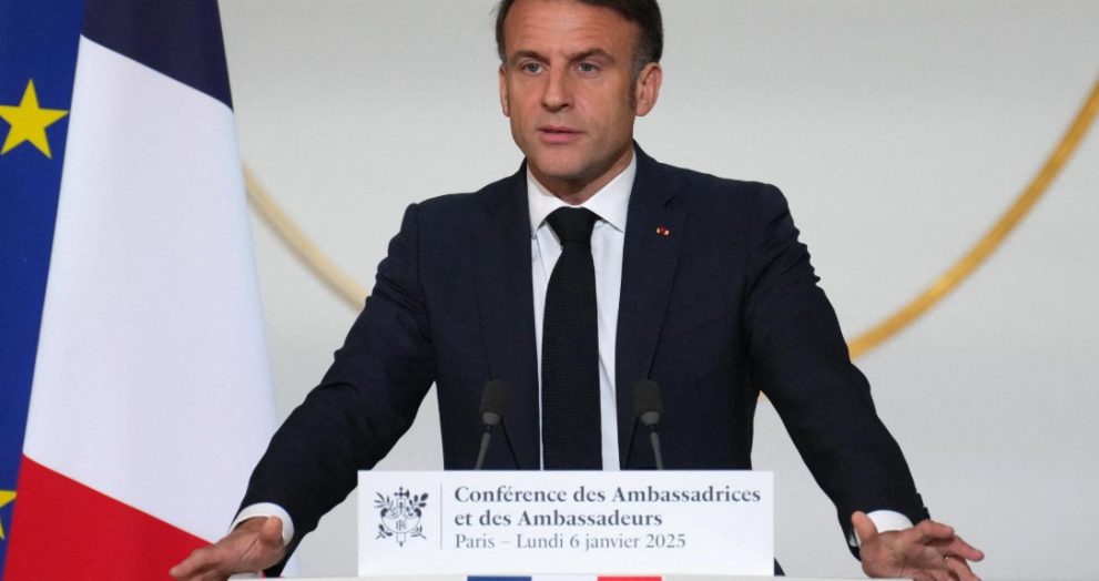 President Emmanuel Macron Urges Joint Action to Reopen Strait of Hormuz