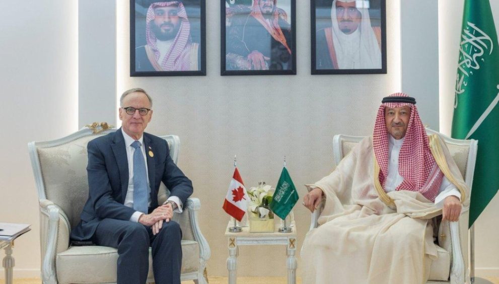 SAUDI ARABIA HOSTS CANADIAN PRIME MINISTER