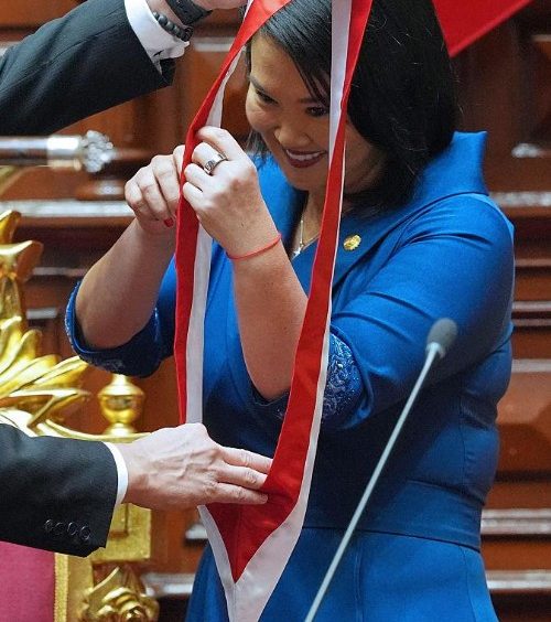 Keiko Fujimori Sworn In As Peru's President