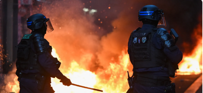 Macron Condemns Violent Riots Across France, Vows Accountability for Looting